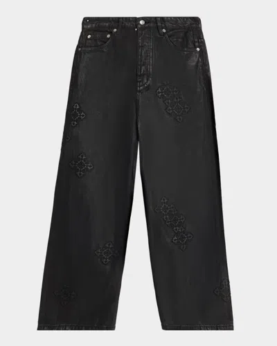 Ksubi Men & Apos;s Maxx Black Denim Straight-leg Jeans