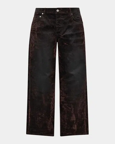 Ksubi Men & Apos;s Maxx Brown Denim Straight-leg Jeans