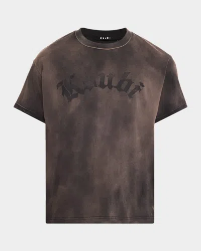 Ksubi Men & Apos;s Slub Sid Cotton T-shirt In Brown