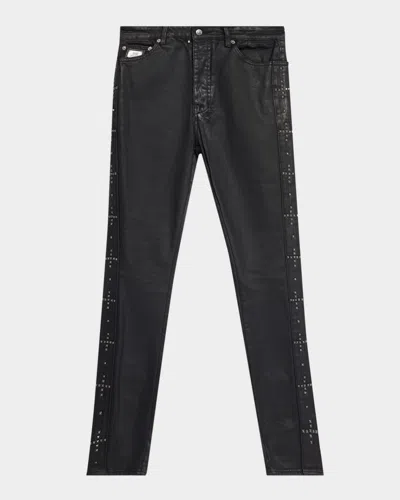 Ksubi Men & Apos;s Van Winkle Plus Studded Skinny Jeans In Black