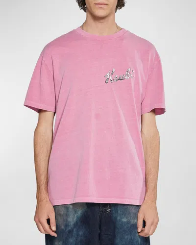 Ksubi Men's Autograph Biggie Hyper T-shirt In Pink