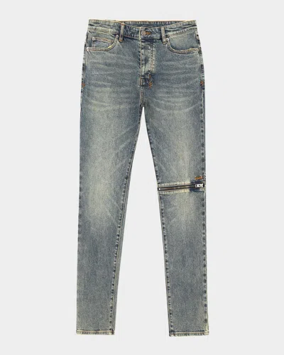 Ksubi Chitch Stage Dive Caged Slim Fit Jeans In Denim
