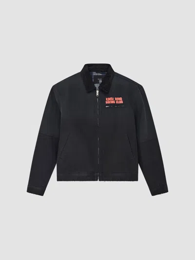 Ksubi Men's Club Greenwich Printed Cotton Twill Jacket In Black