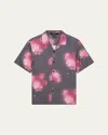 Ksubi Cursed Resort Short Sleeve Shirt In Black