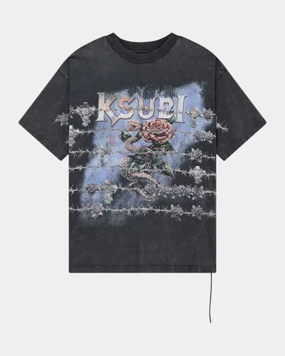 Ksubi Men's Death Snake Cotton Graphic T-shirt In Black