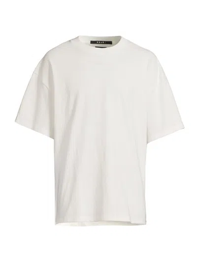 Ksubi Men's Democrazy Boxy Cotton T-shirt In White