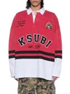 Ksubi Duke Oversized Jersey Varsity Long Sleeve Tee In Multi