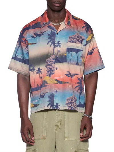 Ksubi Men's Future Memory Mauna Loa Diner Shirt In Multi