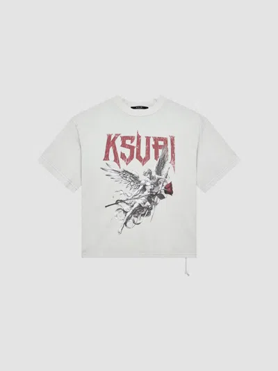 Ksubi Men's Graphic Cotton T-shirt In White