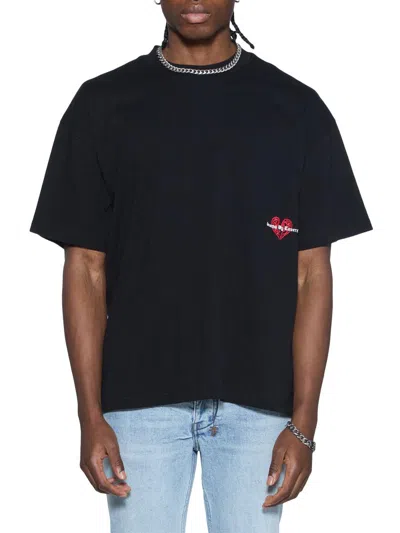 Ksubi Men's Hbl Seeing Lines Crewneck T-shirt In Blue