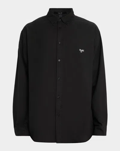 Ksubi Men's Ksignature Button-down Shirt In Black