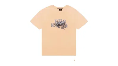 Pre-owned Ksubi Men's  Apex Biggie Short Sleeve Tee Shirt In Orange
