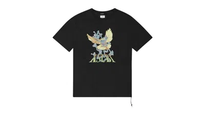 Pre-owned Ksubi Men's  Flight Biggie Short Sleeve Tee Shirt In Black