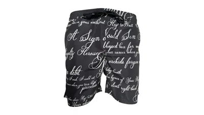 Pre-owned Ksubi Men's  Kursed Boardshort In Black