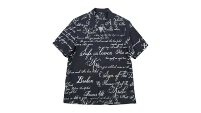 Pre-owned Ksubi Men's  Kursed Resort Short Sleeve Shirt In Black