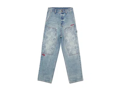 Pre-owned Ksubi Men's  Maxx Operator Pant K9 Stoned Denim Pant In Blue