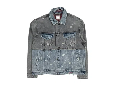 Pre-owned Ksubi Men's  Spliced 999 Oh G Jacket Half Tone Jacket In Multi