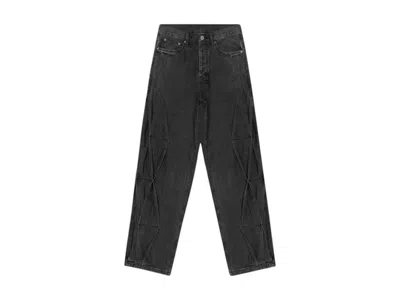 Pre-owned Ksubi Men's  X Trippie Redd Maxx Accordion Pant In Black
