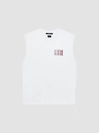 Ksubi Men's Logo Cotton Tank In White