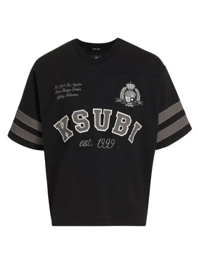 Ksubi Men's Logo Jersey Cotton T-shirt In Black