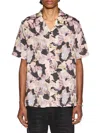 Ksubi Purple & Gray Painted Resort Shirt In Multi