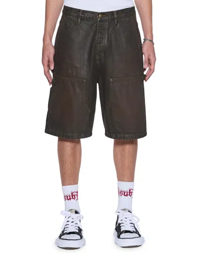 Ksubi Men's Maxx Operator Carpenter Shorts In Brown