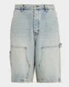 Ksubi Maxx Operator Relaxed Fit Shorts In Blue