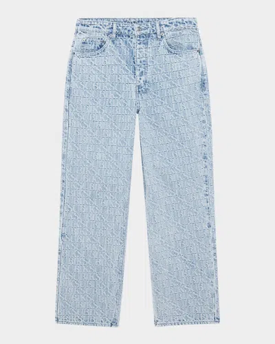 Ksubi Maxx Tile Baggy Jeans In Blue