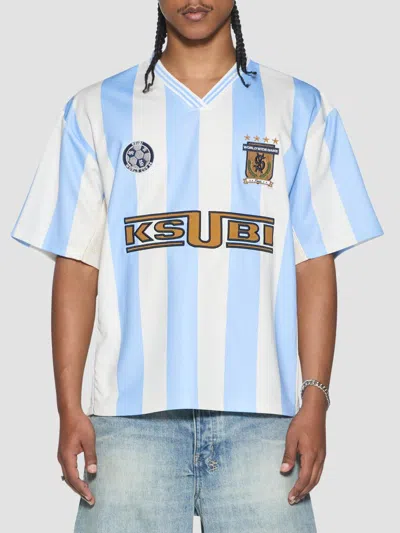 Ksubi Men's Offside Short-sleeve Jersey In Blue