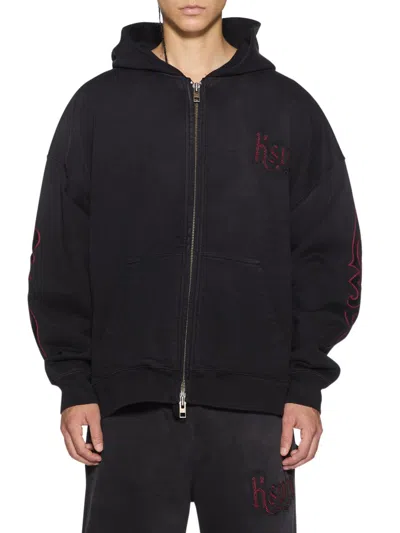 Ksubi Men's Paise Ekcess Cotton Hoodie In Black