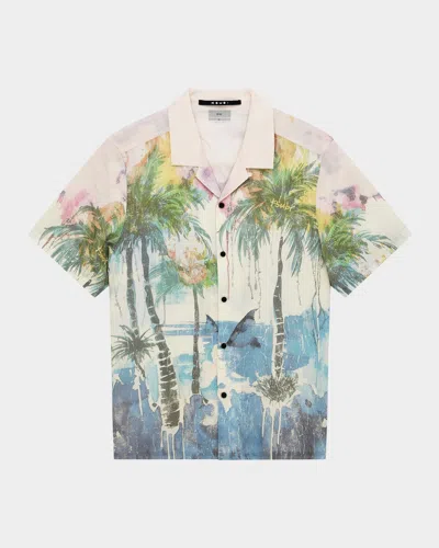 Ksubi Men's Poolside Resort Camp Shirt In Multi