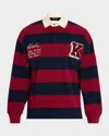 Ksubi Men's Rugged Stripe Jersey Rugby Shirt In Multi