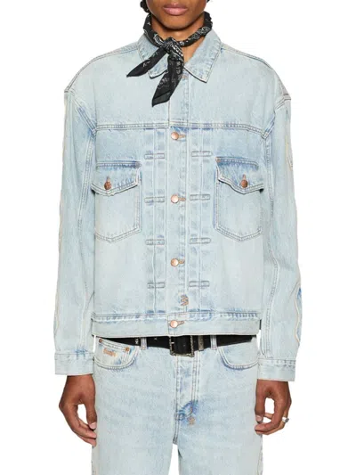 Ksubi Men's This Is Not A Rodeo Doubledown Oh G Jacket In Denim