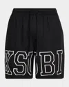 Ksubi Men's Touchdown Drawstring Shorts In Black
