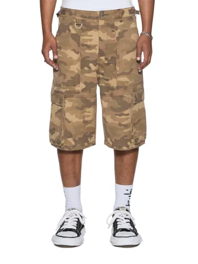 Ksubi Men's Troop Cargo Shorts In Brown