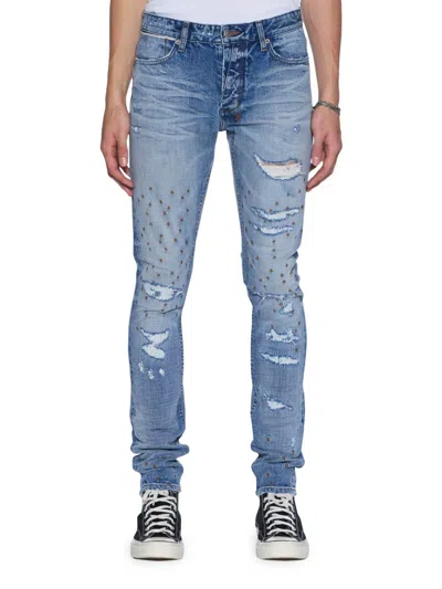 Ksubi Men's Van Winkle Dakota Repair Jeans In Blue