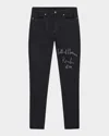 Ksubi Men's Van Winkle Jasper Black Arch Skinny Jeans In Black