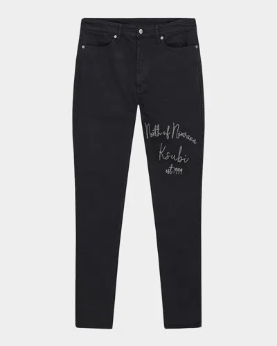 Ksubi Men's Van Winkle Jasper Black Arch Skinny Jeans