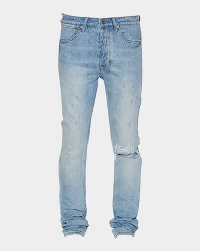 Ksubi Men's Van Winkle Manhattan 1999 Skinny Jeans In Blue