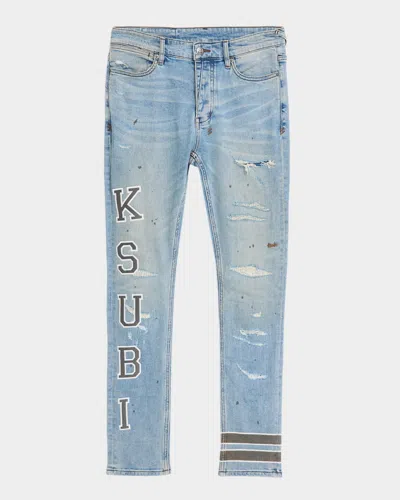 Ksubi Men's Van Winkle Skinny Jeans In Blue