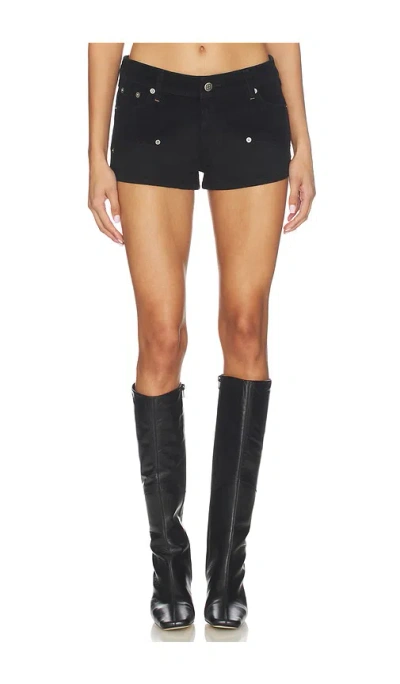 Ksubi Micro Short In Black