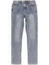 Ksubi Halbhohe Straight-leg-jeans In Blue