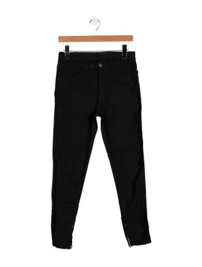 Pre-owned Ksubi Mid-rise Skinny Leg Jeans In Black