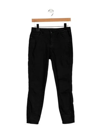 Pre-owned Ksubi Mid-rise Skinny Leg Jeans In Black