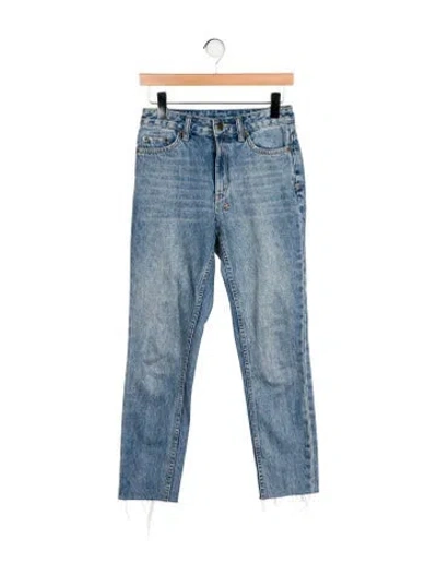 Pre-owned Ksubi Mid-rise Skinny Leg Jeans In Blue