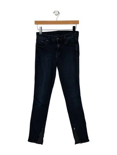 Pre-owned Ksubi Mid-rise Skinny Leg Jeans In Blue