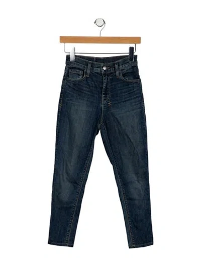 Pre-owned Ksubi Mid-rise Skinny Leg Jeans In Blue