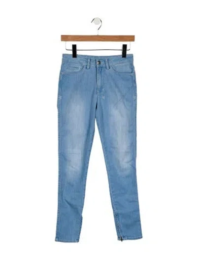 Pre-owned Ksubi Mid-rise Skinny Leg Jeans In Blue