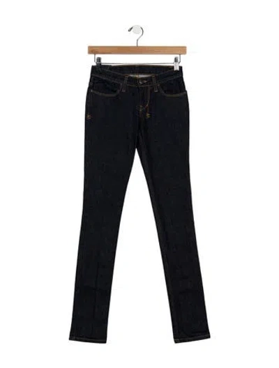 Pre-owned Ksubi Mid-rise Skinny Leg Jeans In Blue