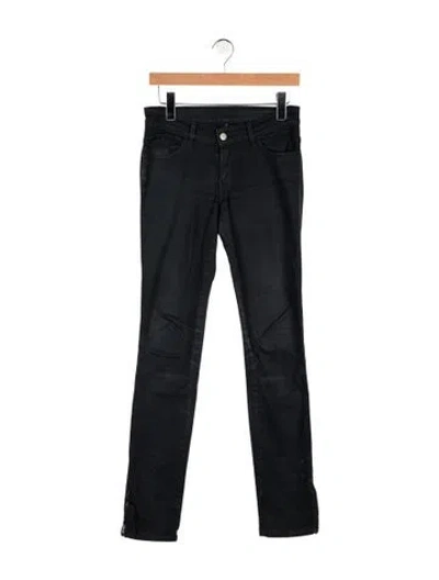 Pre-owned Ksubi Mid-rise Skinny Leg Jeans In Blue